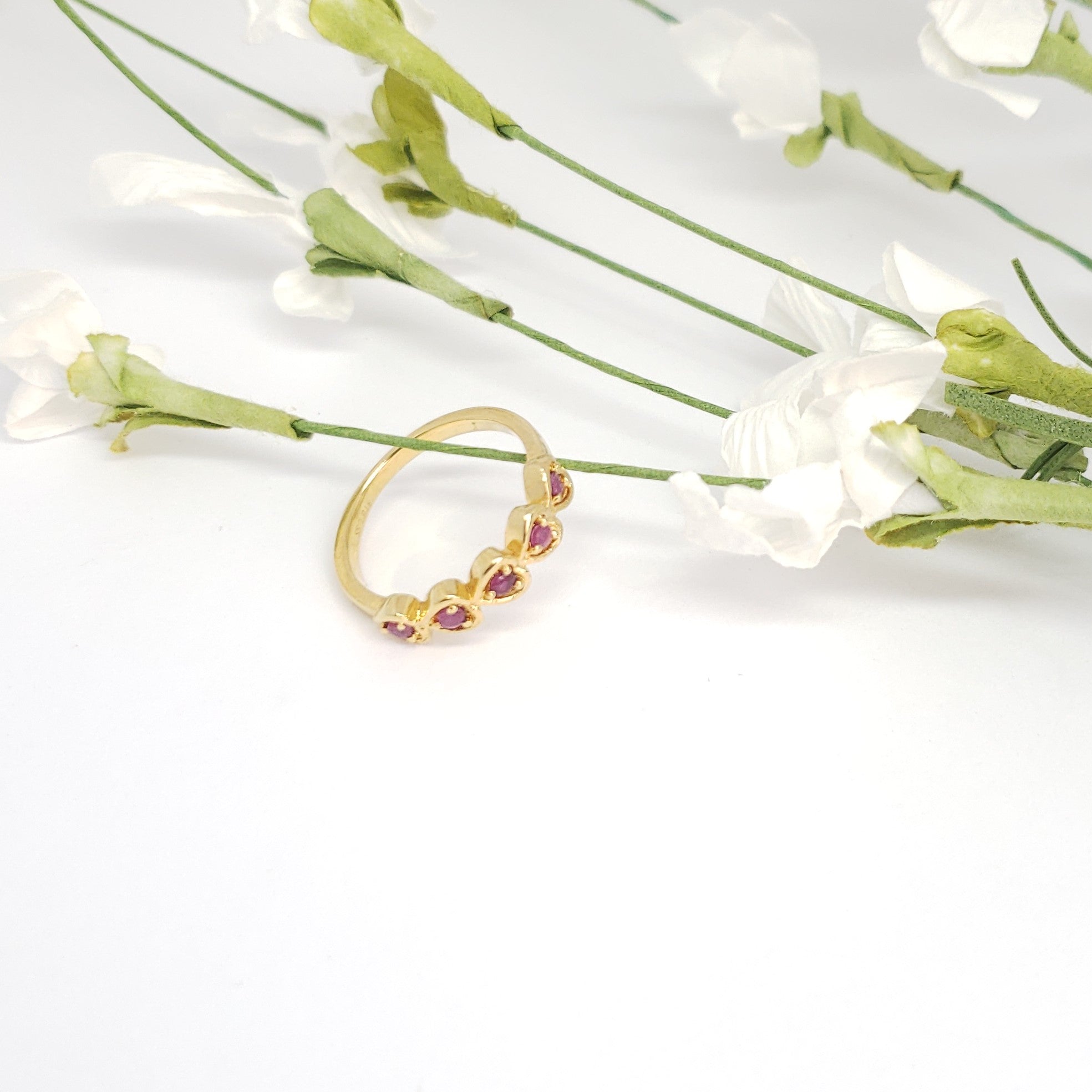 Niassa Ruby Heart Ring