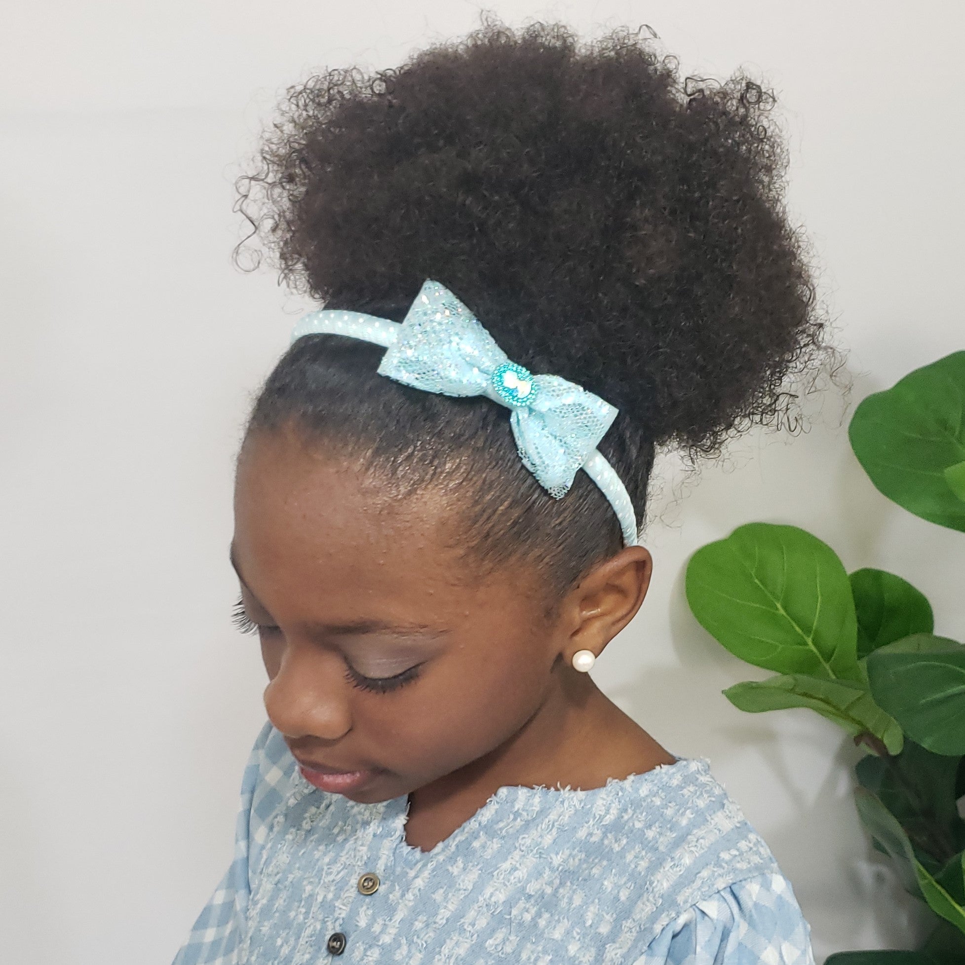 Cassidy-Dior Fairy Princess Cameo Headband in Ice Blue