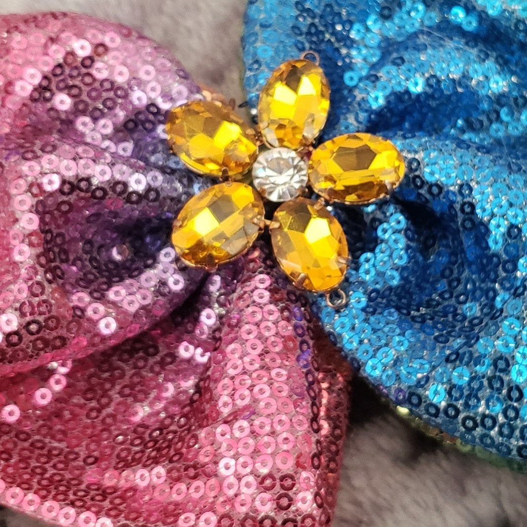 Zyilaya Flower Gradient Bow
