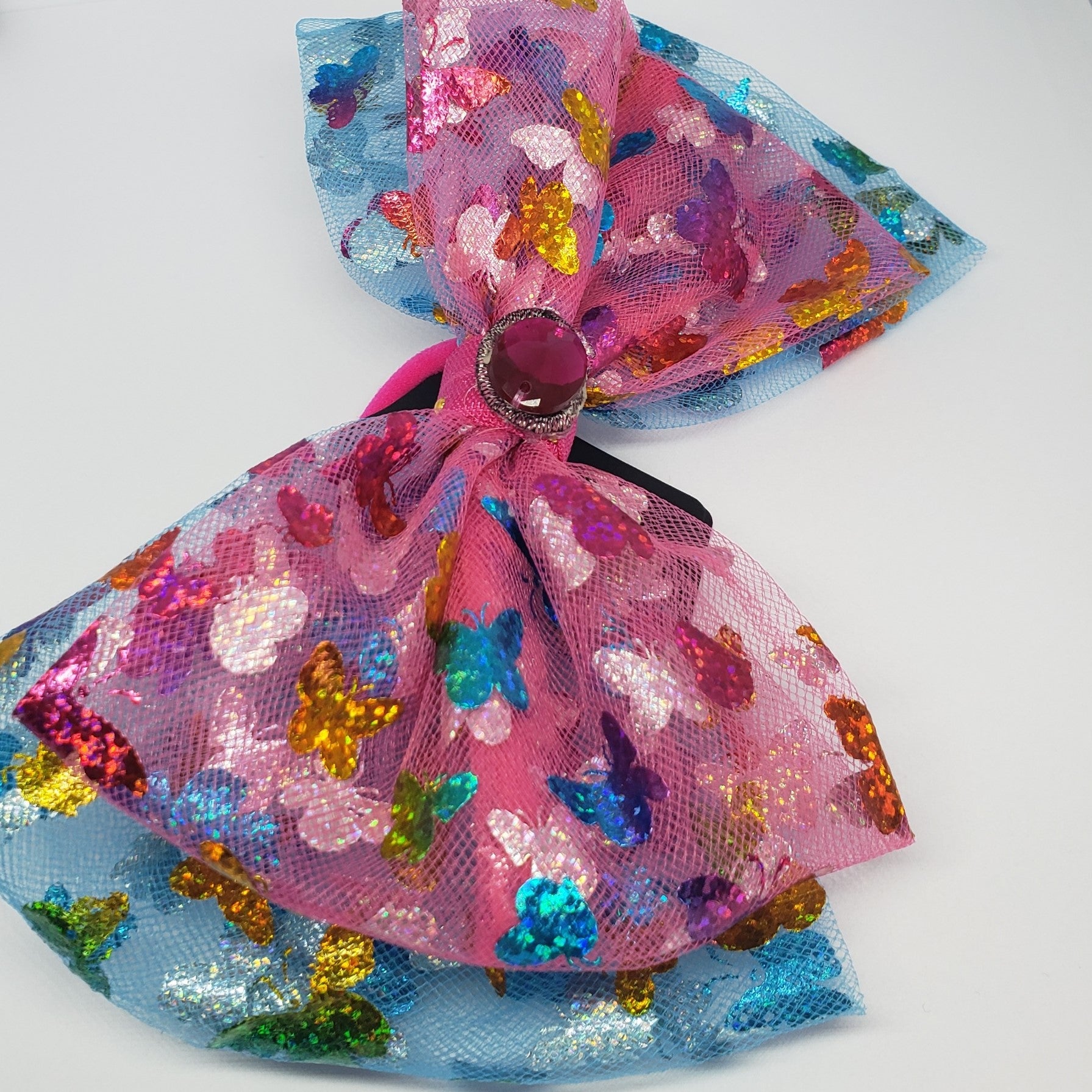 Zyilaya Pink Butterfly Fun Bow