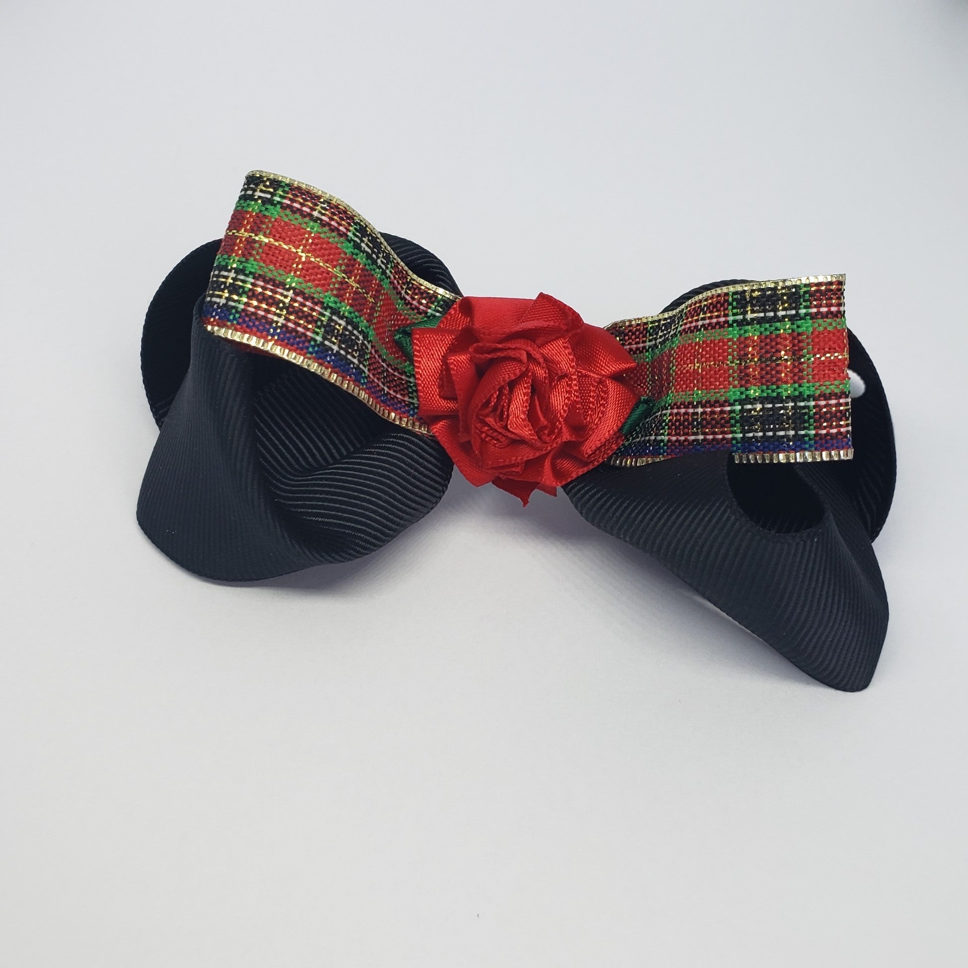 Sarai Chocolate Mini Holiday Rose Bow