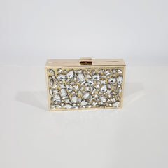 Belle of The Ball Jewel Encrusted Clutch - Houzz of DVA Boutique