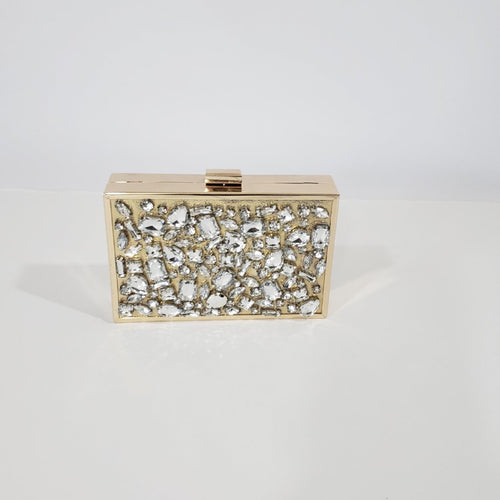 Belle of The Ball Jewel Encrusted Clutch - Houzz of DVA Boutique
