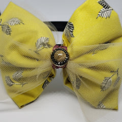 Kami Desert Jasper & Marcasite Headband in Black, Plum and Lemon - Houzz of DVA Boutique