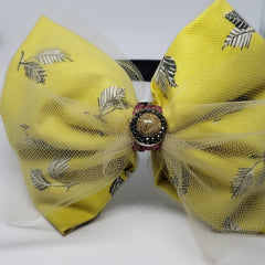 Kami Desert Jasper & Marcasite Headband in Black, Plum and Lemon - Houzz of DVA Boutique