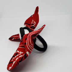 Victoriah Bandana Krazi Bow in Red, Black & White - Houzz of DVA Boutique