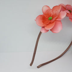 Kelsea Heavenly Coral & Lime Green Swarovski Flower Headband - Houzz of DVA Boutique