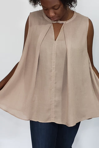 OOH Zaalima Off the Shoulder Boho Top in Blush Floral Print