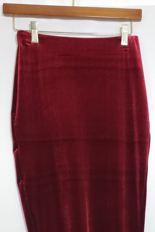 Chrissy High-Waisted Maxi Skirt in Dark Lightweight Denim