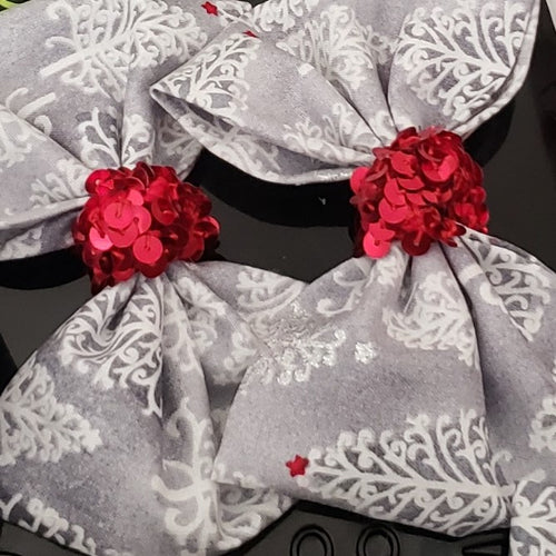 Sophia-Lynn Pop of Holiday Red Bows - Houzz of DVA Boutique