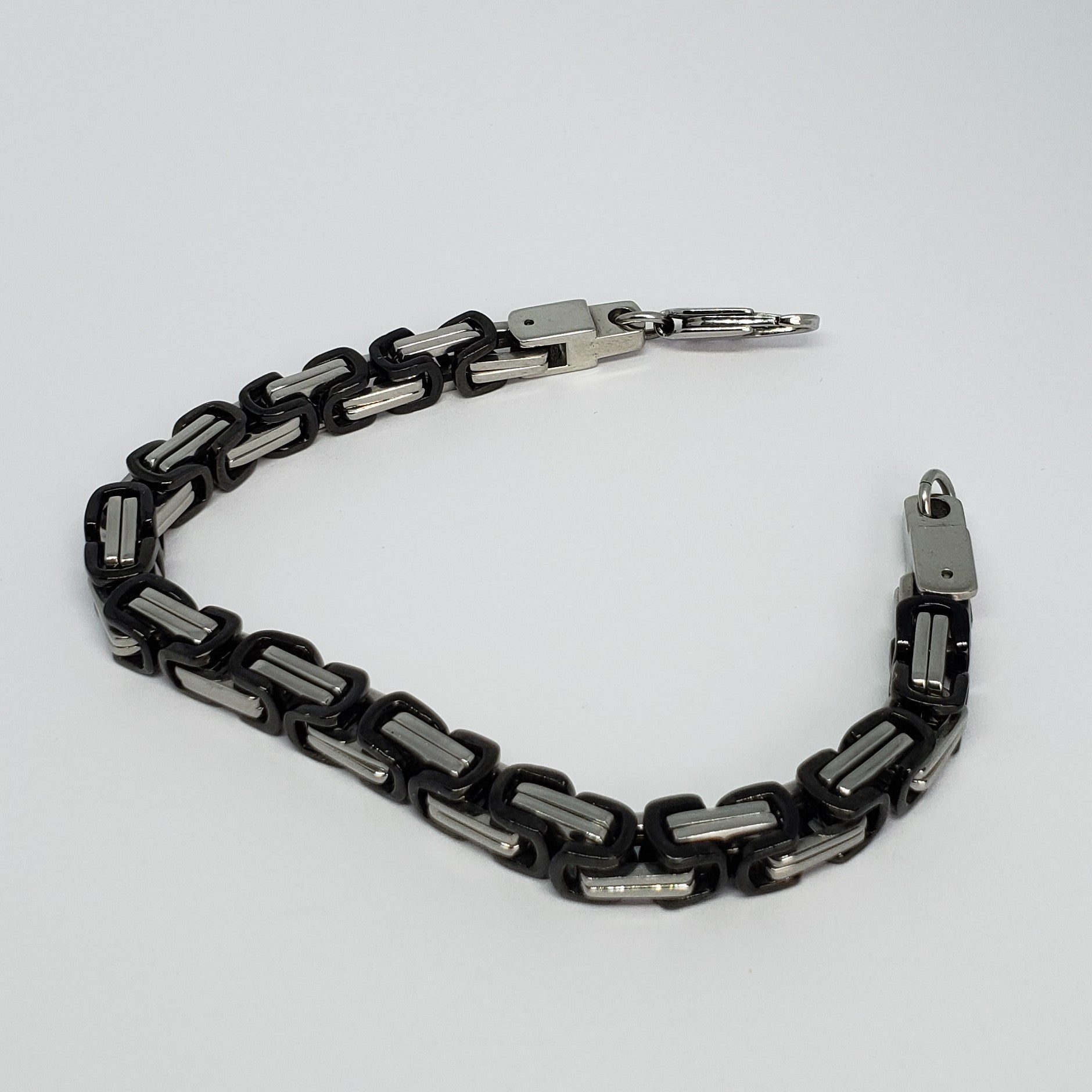 Two Tone Stainless Steel Men's Bracelet - Houzz of DVA Boutique