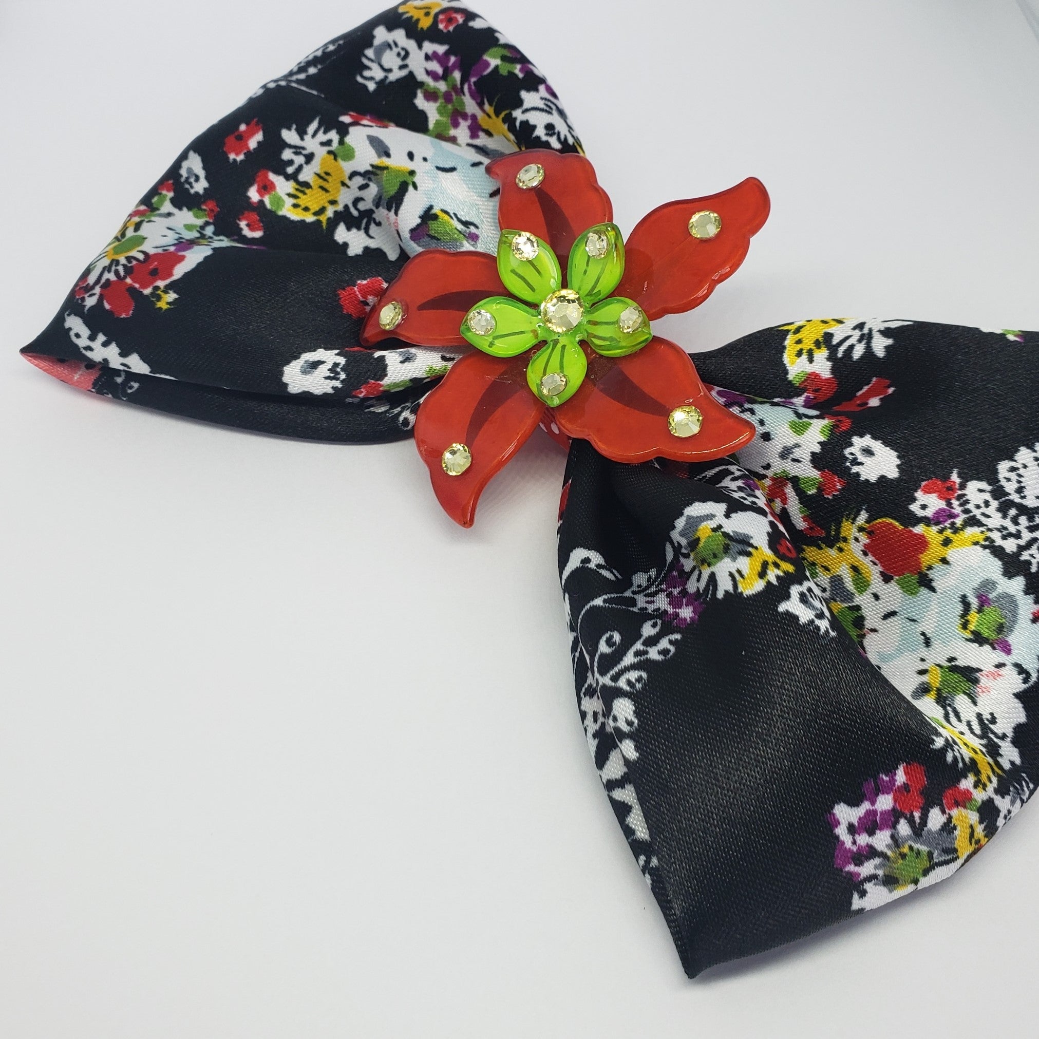 Mila Holiday Flower Party Bow - Houzz of DVA Boutique