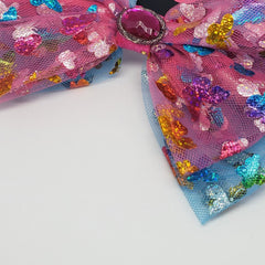Zyilaya Pink Butterfly Fun Bow - Houzz of DVA Boutique
