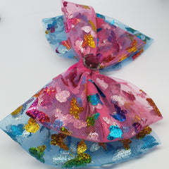 Zyilaya Pink Butterfly Fun Bow - Houzz of DVA Boutique
