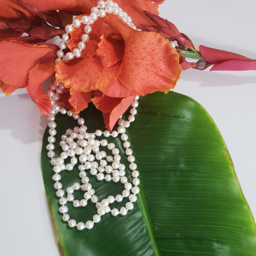 Freshwater Pearl Necklace 5.5-7mm (64 in) - Houzz of DVA Boutique