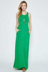 She’s So Kelli Green Racerback Maxi - Houzz of DVA Boutique