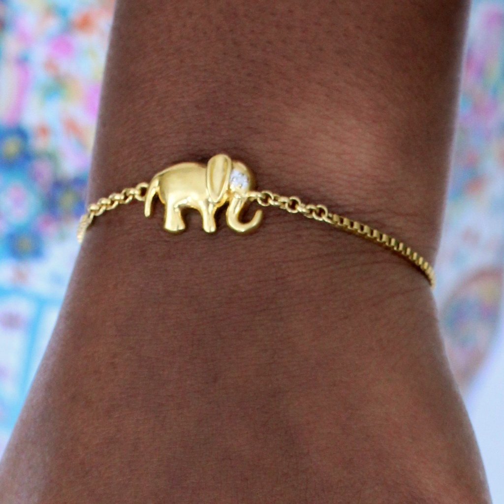 Luca + Danni Luca Danni Elephant Bangle Bracelet for Women Made India | Ubuy