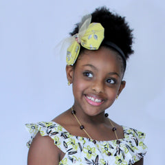 Kami Desert Jasper & Marcasite Headband in Black, Plum and Lemon - Houzz of DVA Boutique