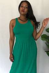 She’s So Kelli Green Racerback Maxi - Houzz of DVA Boutique