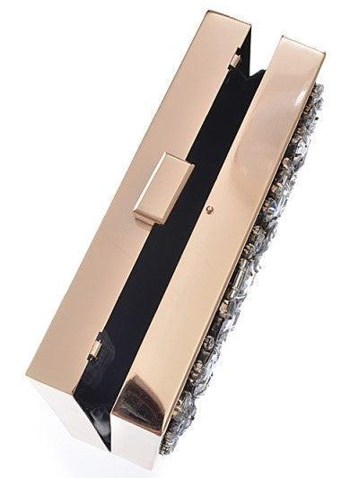 Belle of The Ball Jewel Encrusted Clutch - Houzz of DVA Boutique